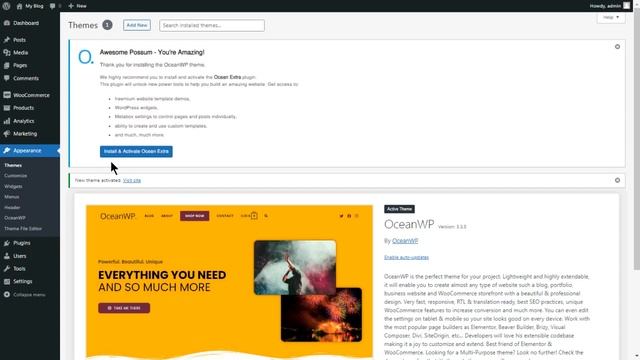 02 - OceanWP Theme Install & Demo Import | Complete Woocommerce Tutorial смотреть онлайн