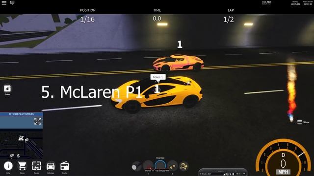 TOP 10 BEST CARS FOR AROUND THE WORLD (Roblox) смотреть онлайн