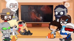 Overwatch reacts to Team Fortress 2 |episode 7: meet the medic|