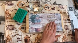 Декупаж, перенос рисунка с струйного принтера на дерево