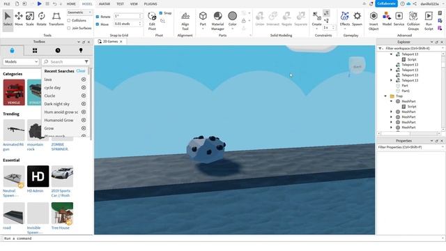 Создания новых уровней для 2D игры в Roblox Studio #8 смотреть онлайн