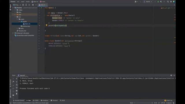 Kotlin dasturlash tili | 33 - dars, Enum classlar смотреть онлайн