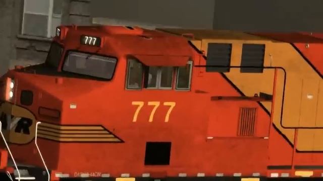 Unstoppable Train Simulator 2015 the Stanton Curve with 777 and 1206 смотреть онлайн