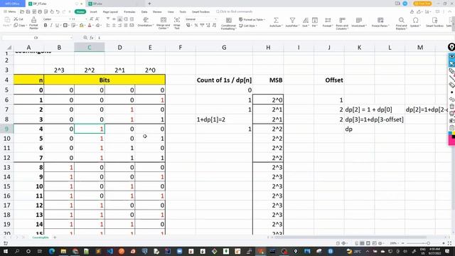 62 - Counting Bits - Dynamic Programming approach 2 смотреть онлайн