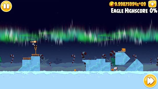 Angry Birds Seasons Winter Wonderham (Mighty Eagle 100% Feather) All levels смотреть онлайн