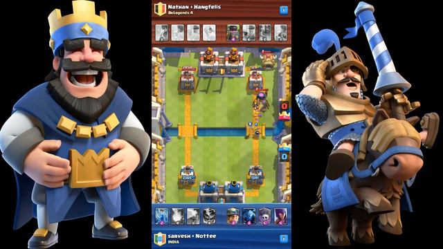 CLASH ROYALE DESTROY SPAWNER DECKS IN 2 VS 2 CLAN BATTLE смотреть онлайн