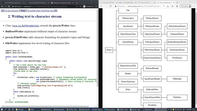 11.9 Writing text to character stream смотреть онлайн