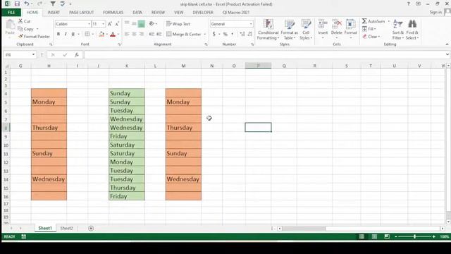 skip blank | transpose function in excel | How to use SKIP BLANKS in excel sheet | EXCEL смотреть онлайн