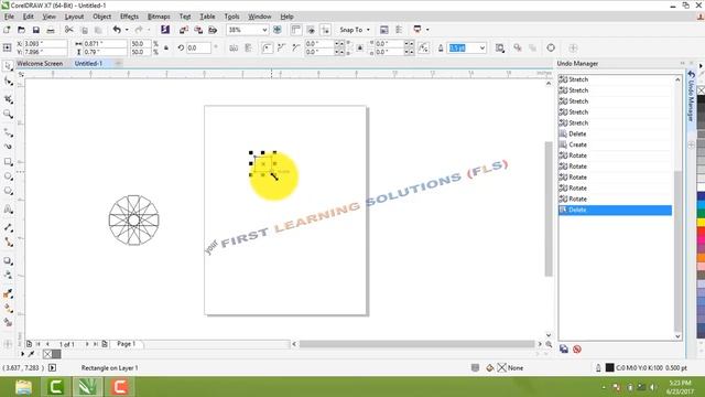 coreldraw Suite X7 complete tutorial for beginners urdu / hindi lesson 2 смотреть онлайн