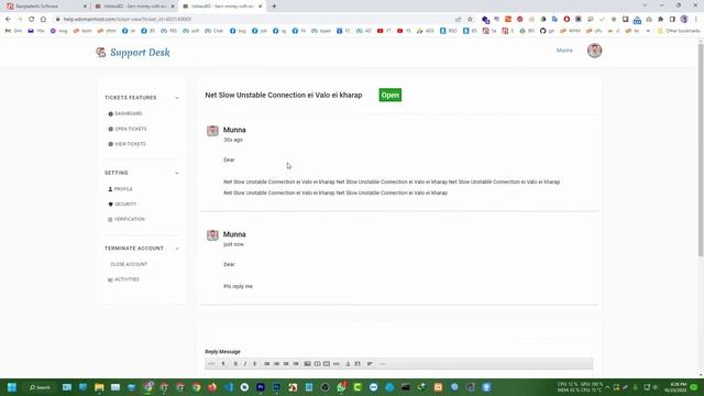 Support Ticket System Php Script By Bangladeshi Software Company смотреть онлайн