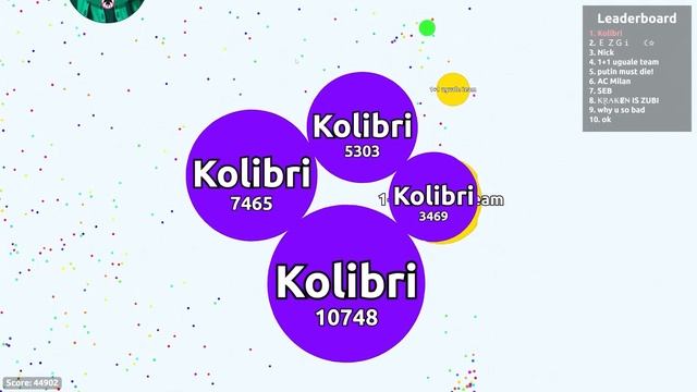 Agar.io A.I. 412,000+ Score Epic Gameplay! Agario World Record смотреть онлайн