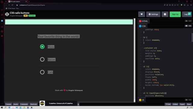 Разбираем код - кастомизация input radio смотреть онлайн