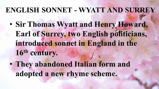 Poetry - "Sonnet" смотреть онлайн