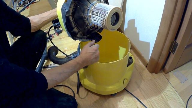 Строительный пылесос для дома и домашней мастерской - Керхер 3.5 (Karcher 3500) смотреть онлайн