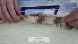 Плюшевый коврик из Ализе пуффи своими руками