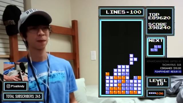 GOING FOR 10 MILLION in NES Tetris смотреть онлайн