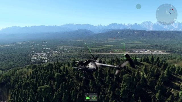 AH-6M Little Bird Showcase (War Thunder Sky Guardians Dev Server) смотреть онлайн