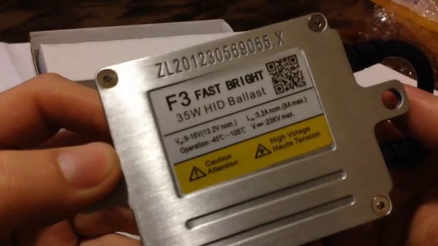 Посылка из Китая №42. Блоки розжига ксенона F3 Fast Bright. смотреть онлайн