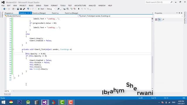 How to build splash screen in C# Modern GUI -Kurdish смотреть онлайн