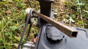 Мотолебёдка из мотоблока (2023). Самодельная лебёдка из запчастей к мотоблоку.