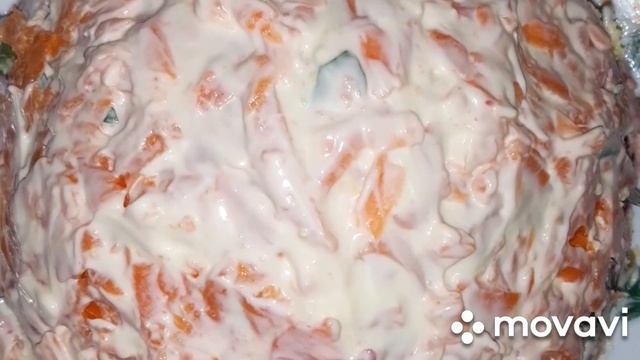 Рецепт очень вкусного и красивого салата " ШАПКА МОНОМАХА" смотреть онлайн