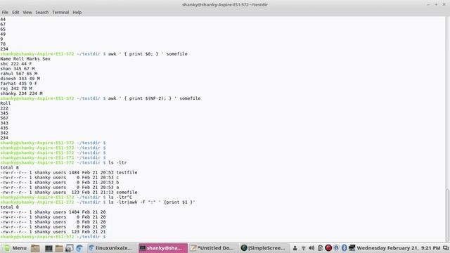 AWK command in Linux | Lession 1 | Cool awk tricks | simplest way ! смотреть онлайн