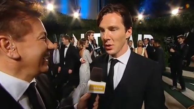 Benedict Cumberbatch starstruck at the Oscars смотреть онлайн