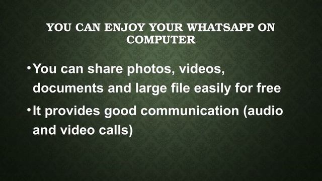 Download WhatsApp For PC смотреть онлайн