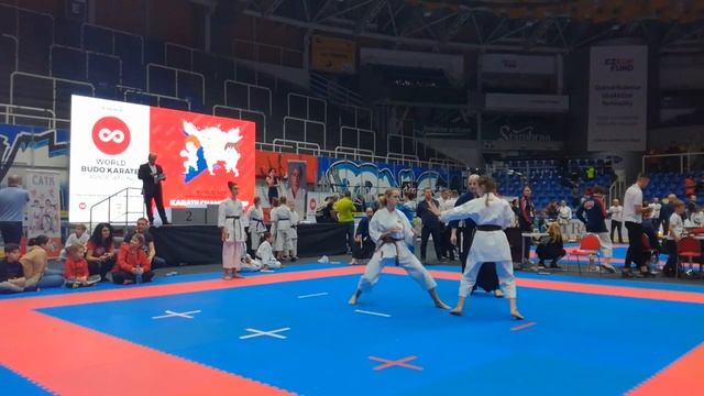 Vendula Krupova GOLD Medalist kumite World Budo Karate Championship 2019 смотреть онлайн