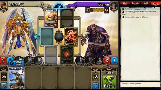 Kingdoms CCG Archa VS KKanon game 1 Singleton Tournament смотреть онлайн