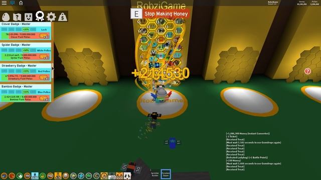 СИМУЛЯТОР ПЧЕЛОВОДА НОВЫЙ КОД! УКРАЛ ВЕСЬ МЁД У ПАУКА ROBLOX BEE SWARM SIMULATOR смотреть онлайн