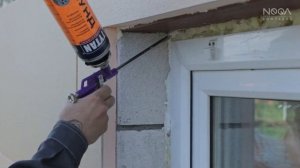 Монтаж ТермоОткосов "НЕГА". Монтируем откосы с КОММЕНТАРИЯМИ! #откосы #окна #утепление