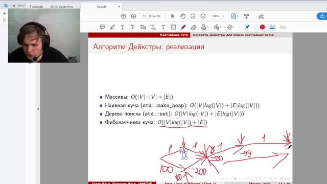 Кратчайшие пути в графах. Алгоритм Дейкстры и Беллмана-Форда. Весна 2020 смотреть онлайн
