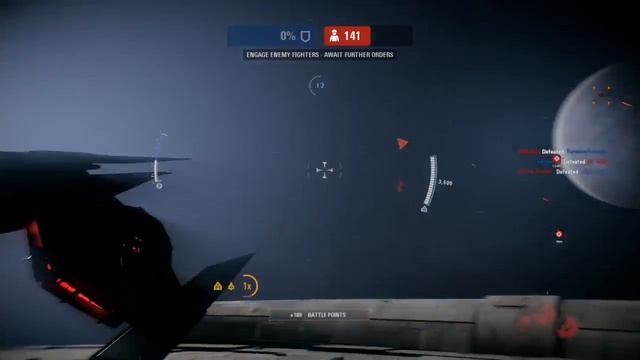 STAR WARS Battlefront II Kylo Ren's Tie Silencer Gameplay In Starfighter Assault смотреть онлайн