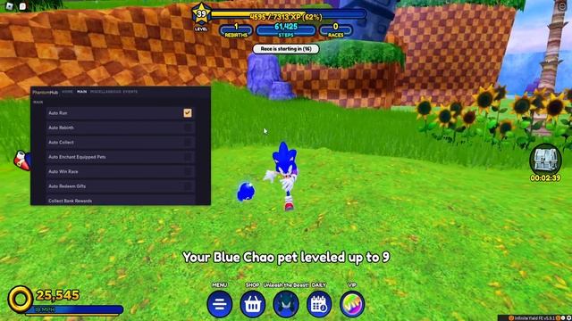 [Roblox] SONIC SPEED SIMULATOR Op Script & INFINITE CANDY & Pastebin смотреть онлайн
