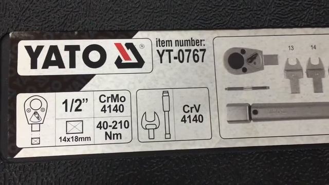 [ThienPhuAuto] Bộ cờ lê lực đầu rời 12 chi tiết 1/2" YATO YT-0767 смотреть онлайн