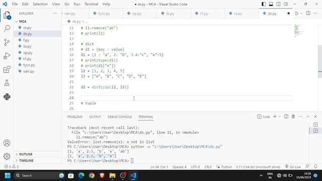 Data Structures (List, Dictionary, Tuple and Set) in Python. #7 смотреть онлайн