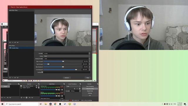Как отматывать замедлять и ускорять в OBS! - плагин dynamic delay смотреть онлайн