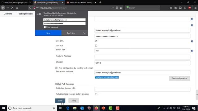 11 Jenkins Git Maven - Email notification смотреть онлайн