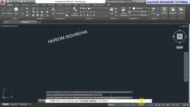 AutoCAD 2018 Tutorial for Beginners #98 WHAT IS THE DIFFERENCE BETWEEN SINGLE LINE TEXT AND MULT смотреть онлайн