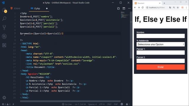 Condicional If,Else y Else If |Curso de PHP y Mysql desde cero | Capitulo 8 смотреть онлайн