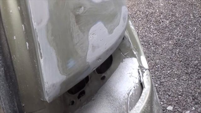 Ремонт заднего крыла Toyota Gaia смотреть онлайн