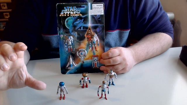 Star attack, the outer space men figure Colorforms KO смотреть онлайн