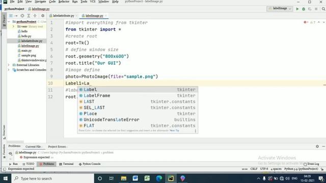TKINTER GUIs IN PYTHON | Displaying Images Using Label | смотреть онлайн