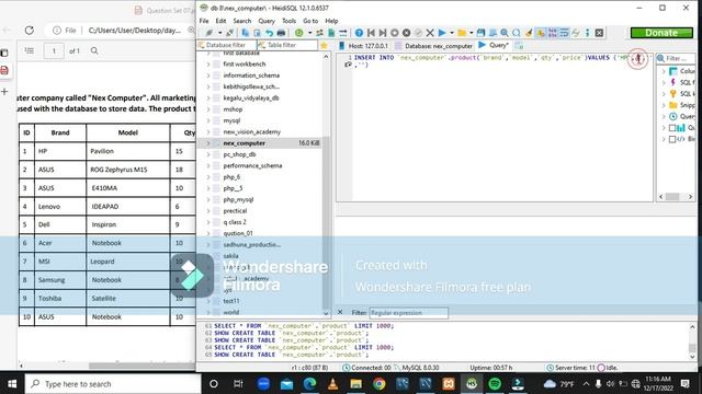 DAY 2 TASK 07 |DELETE QUERY STATEMENT |JAVA INSTITUTE | SAHIL AHAMED смотреть онлайн