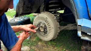 Как снять тормозной барабан который прикипел ваз классика