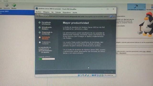 Cómo instalar Windows server 2003 en Oracle VM смотреть онлайн
