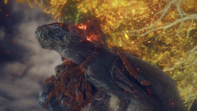 Elden Ring, Fire Giant Adula's Moonblade, no damage with mimic tear :V смотреть онлайн
