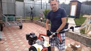 Купил мотоблок фаворит,распаковка тест драйв.