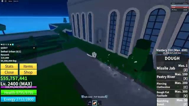 I Fully Awakened My DOUGH Fruit In Blox Fruits! (roblox)